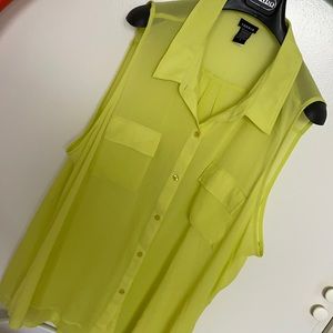 Torrid Sleeveless collared blouse